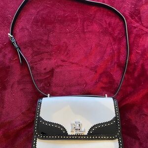 Ralph Lauren Black and White Crossbody Bag